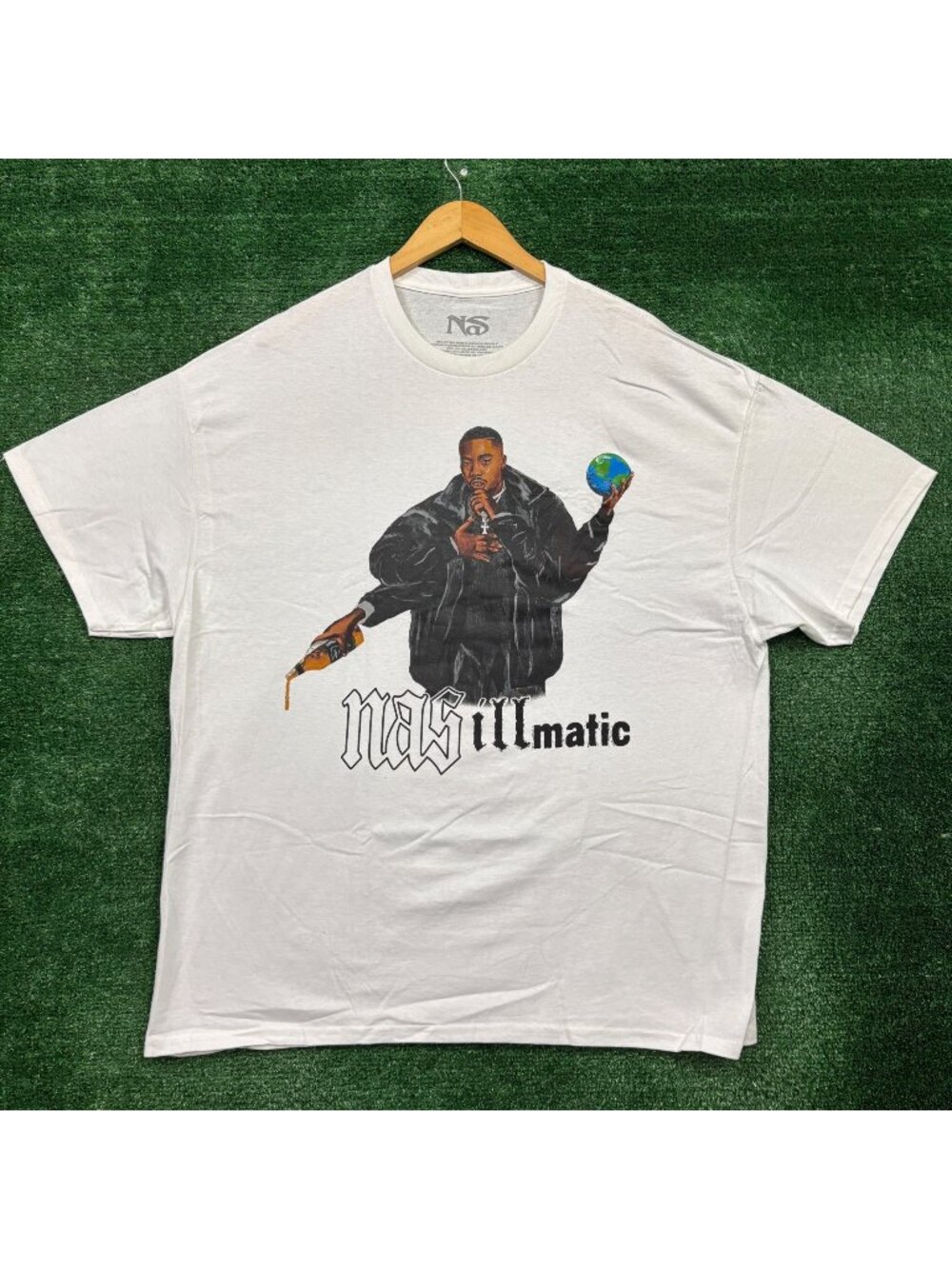 Nas Illmatic Album Hip-Hop Poster T-Shirt Size XXL